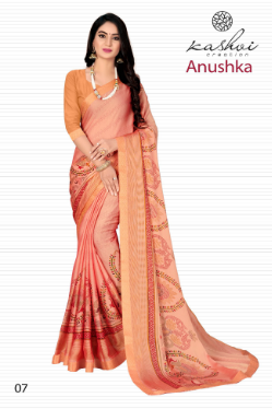 lt anushka moss graceful look saree catalog