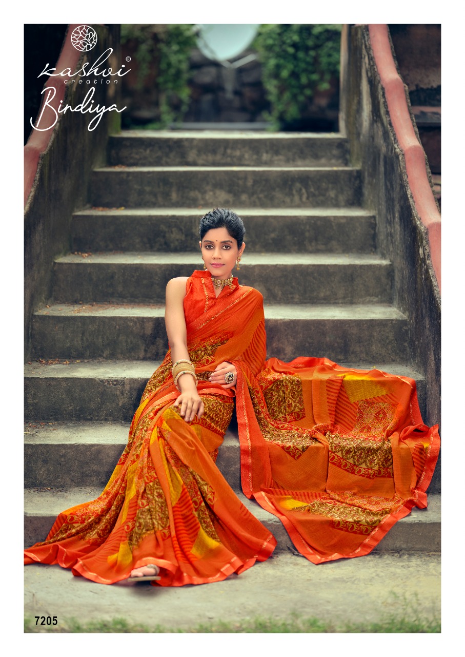 lt kashvi creation bindiya weightless exclusive print saree catalog