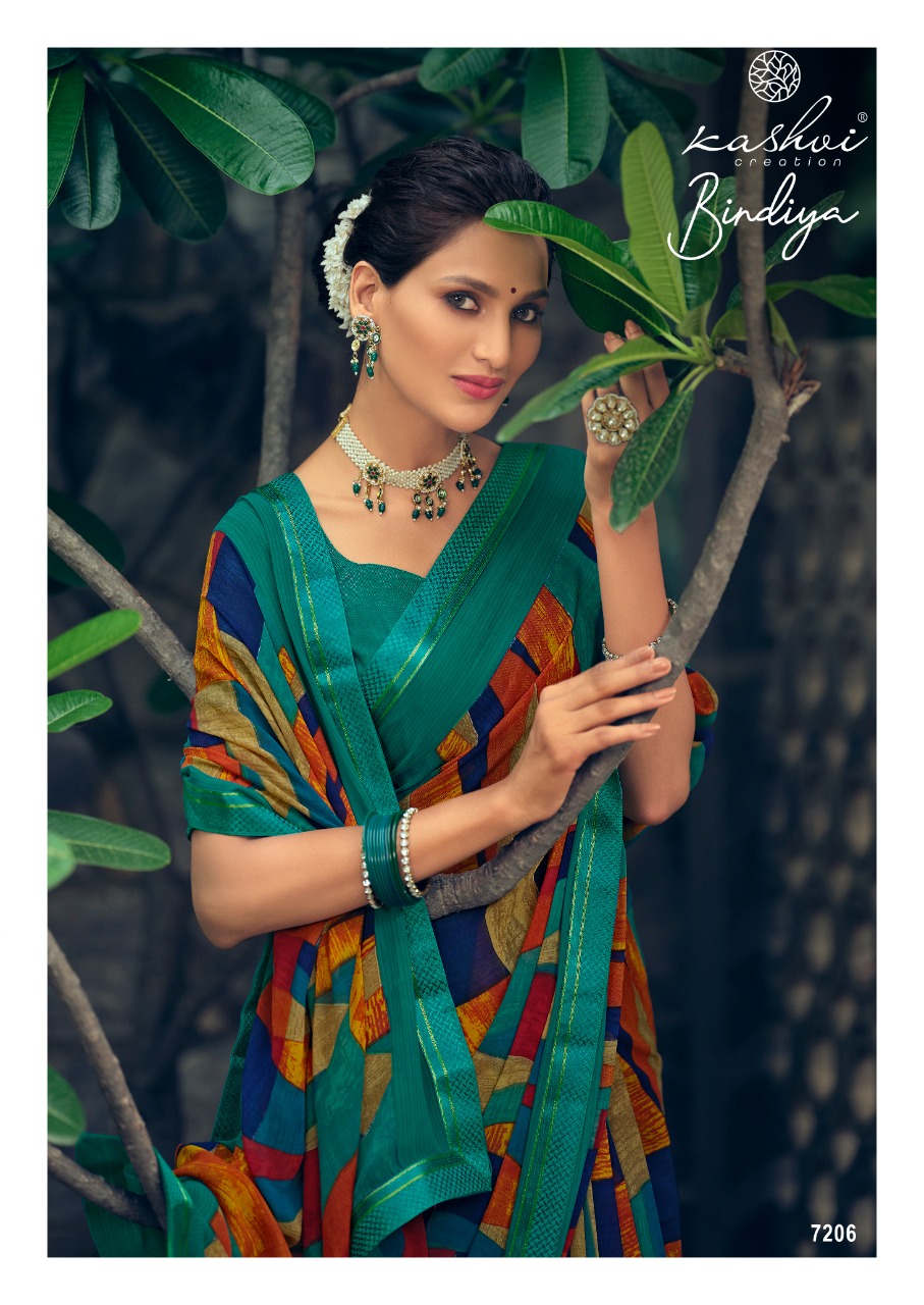 lt kashvi creation bindiya weightless exclusive print saree catalog