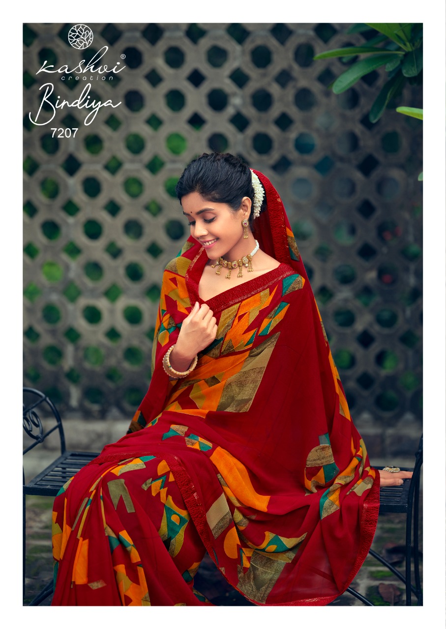 lt kashvi creation bindiya weightless exclusive print saree catalog