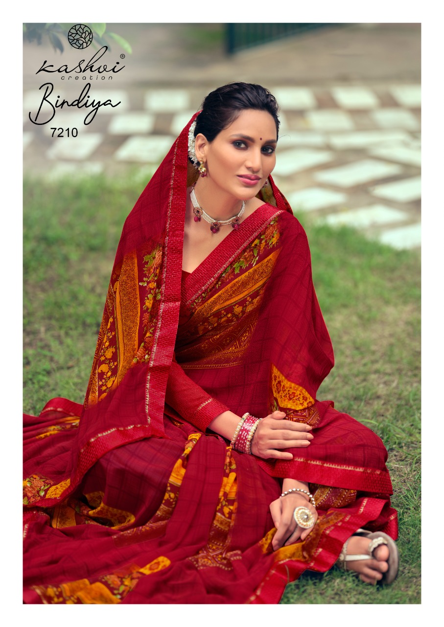 lt kashvi creation bindiya weightless exclusive print saree catalog