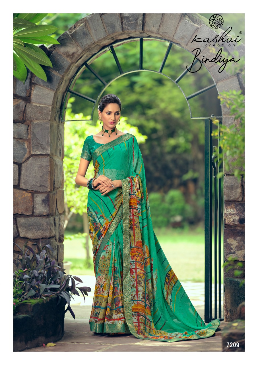 lt kashvi creation bindiya weightless exclusive print saree catalog