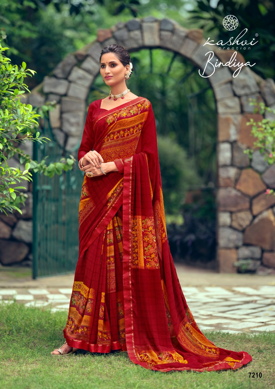 lt kashvi creation bindiya weightless exclusive print saree catalog