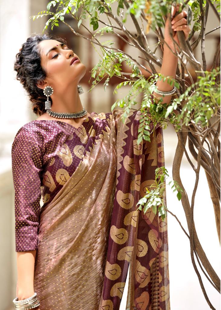 lt kashvi creation kalakriti shiffon exclusive print saree catalog