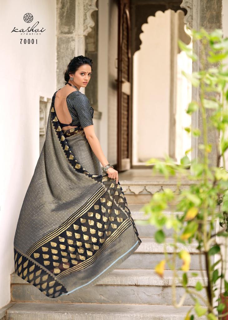 lt kashvi creation kalakriti shiffon exclusive print saree catalog