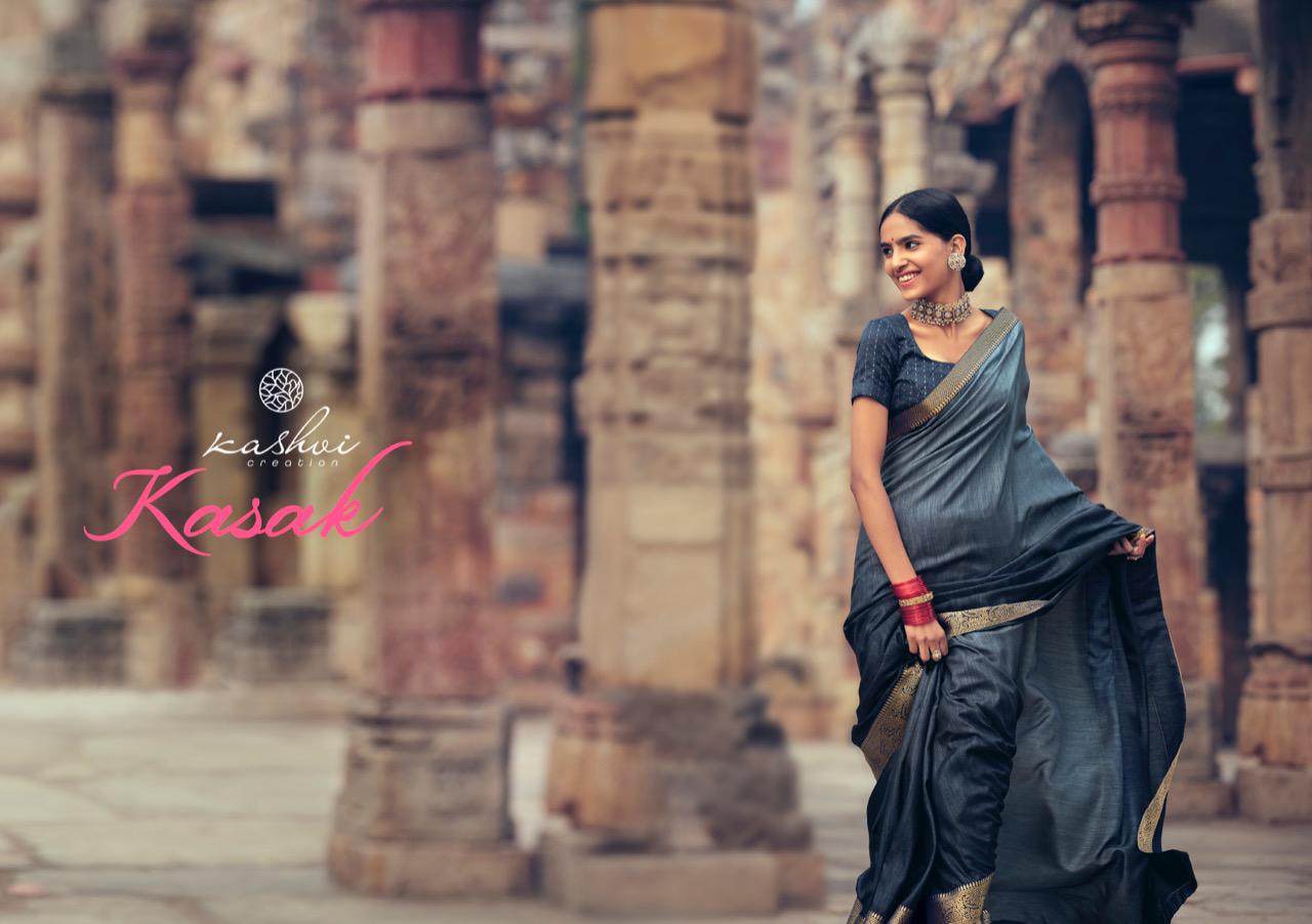 lt kashvi creation nasak silk elegant saree catalog