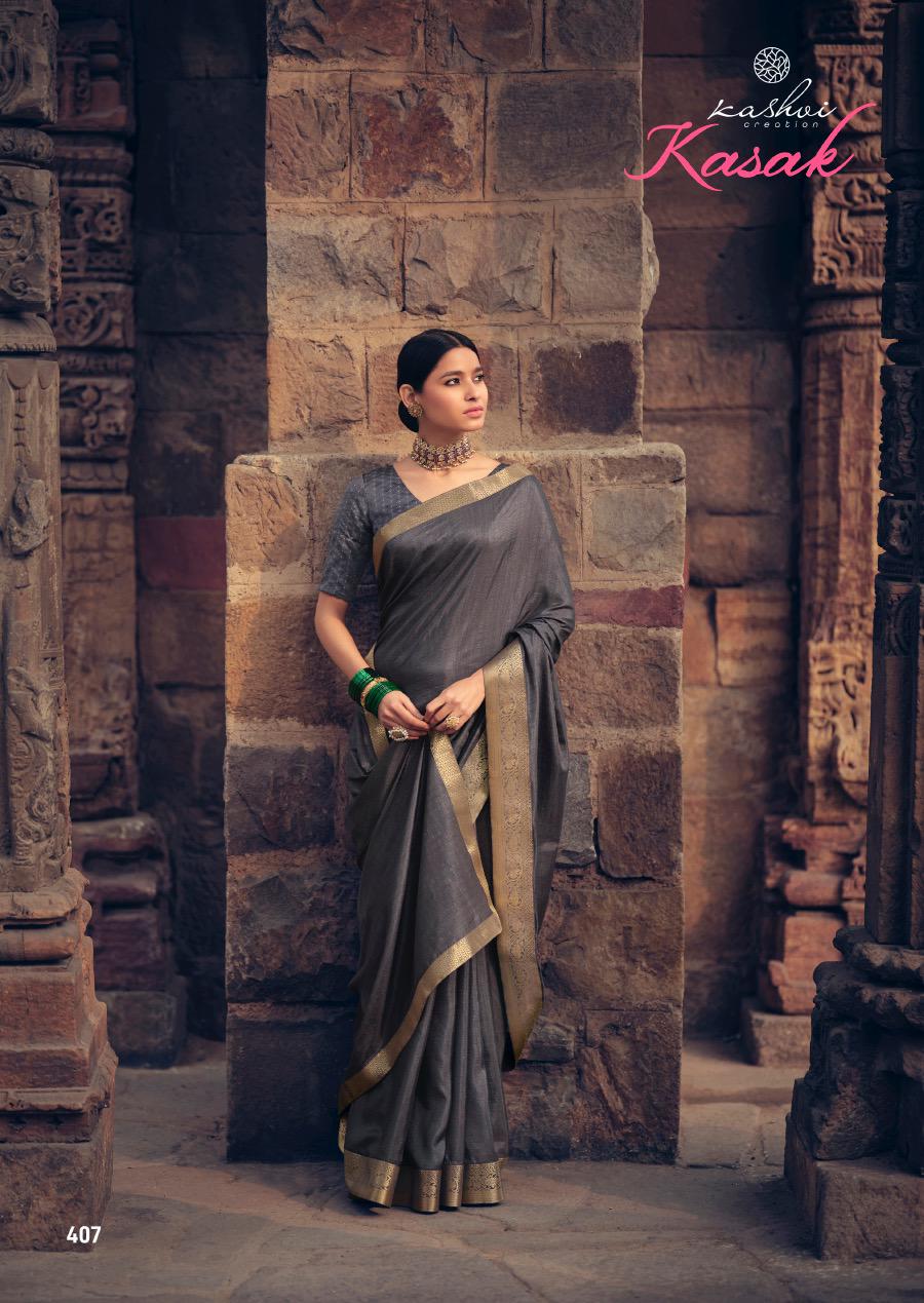 lt kashvi creation nasak silk elegant saree catalog