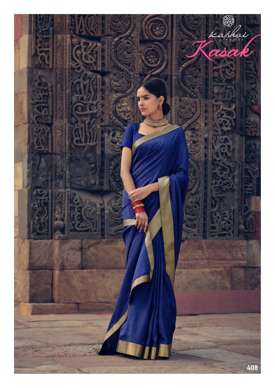 lt kashvi creation nasak silk elegant saree catalog