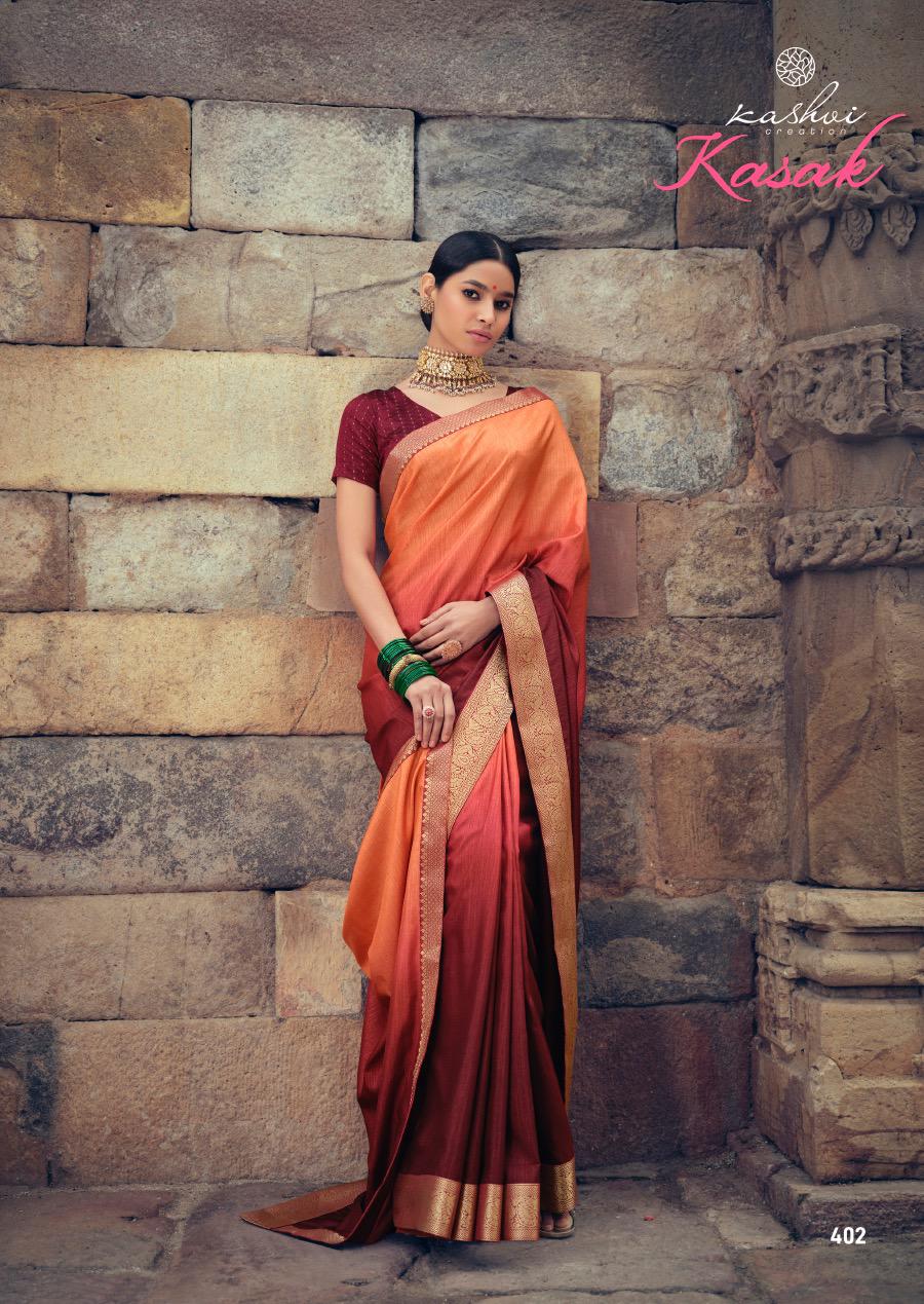 lt kashvi creation nasak silk elegant saree catalog