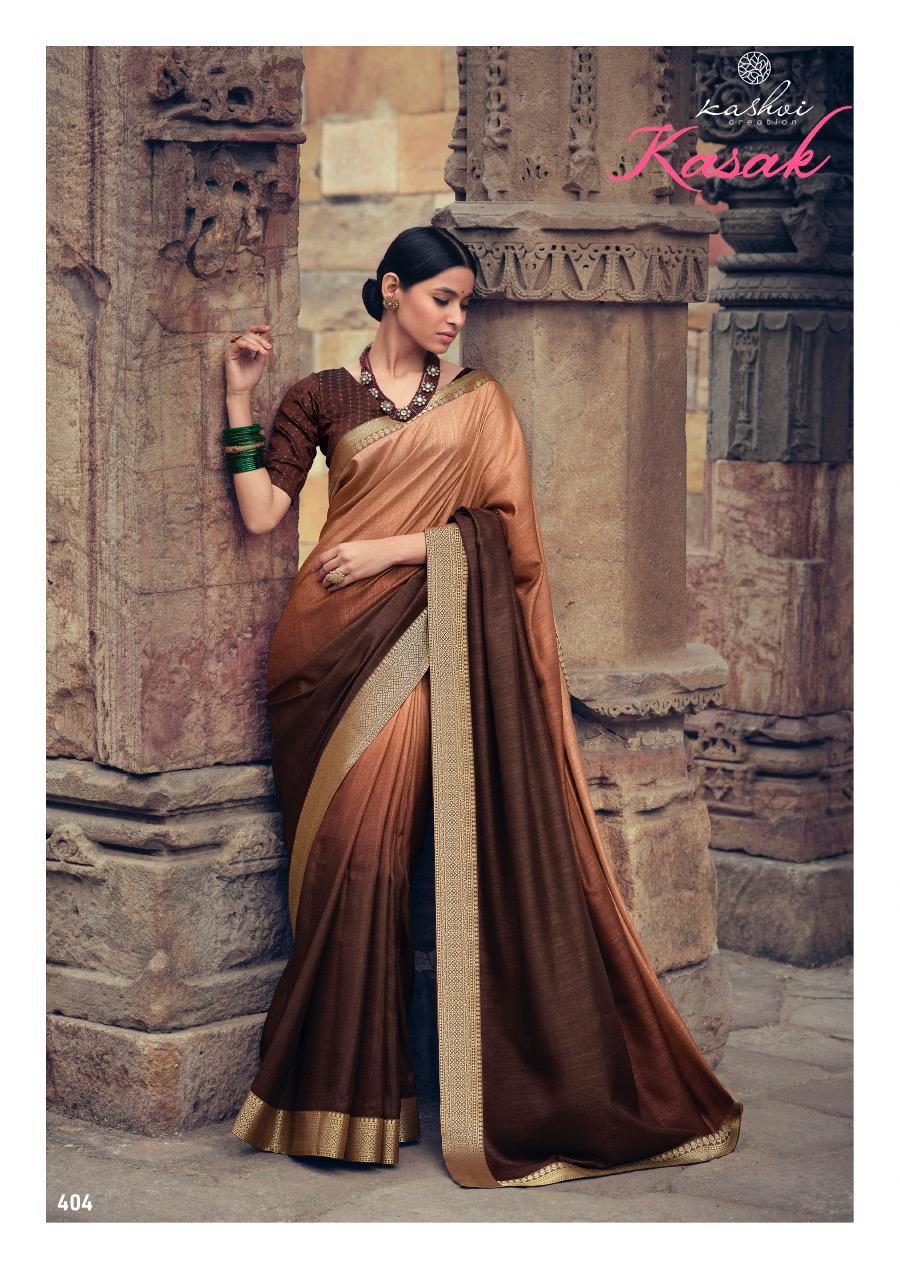 lt kashvi creation nasak silk elegant saree catalog