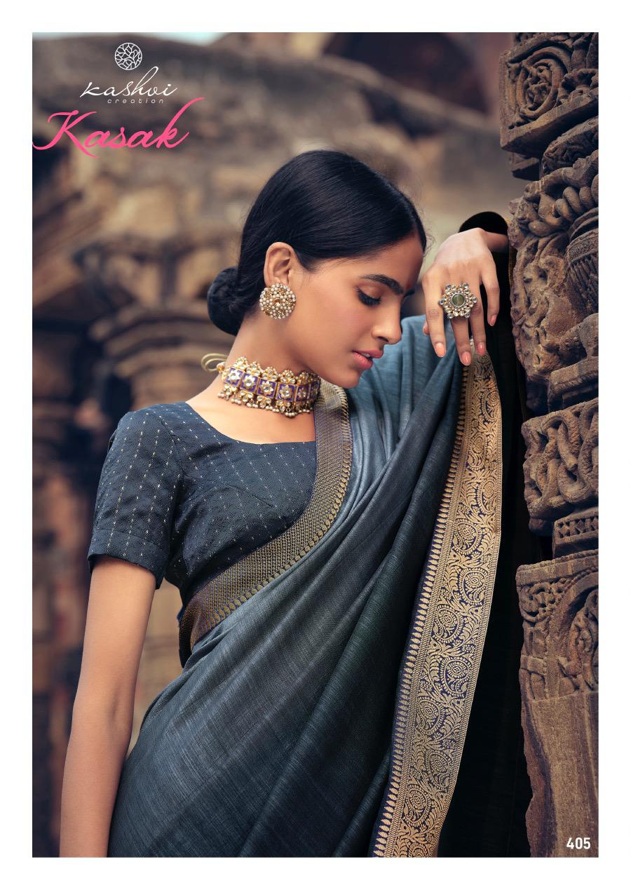 lt kashvi creation nasak silk elegant saree catalog