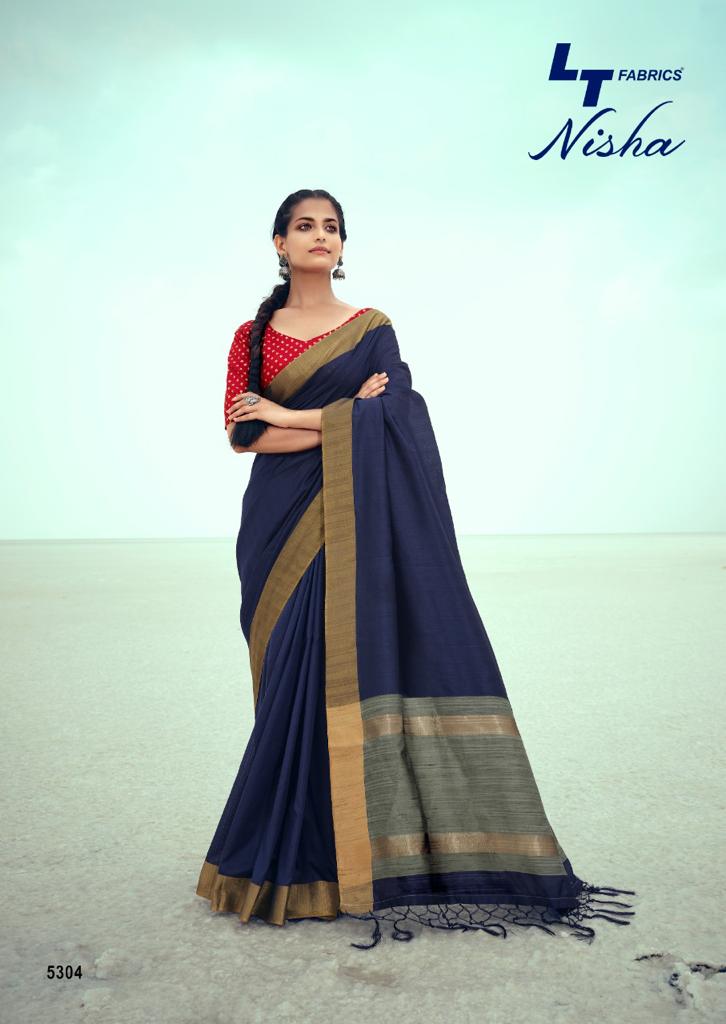 lt kashvi creation nisha silk exclusive look saree catalog