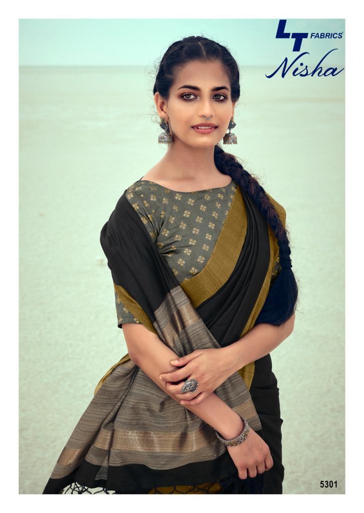 lt kashvi creation nisha silk exclusive look saree catalog