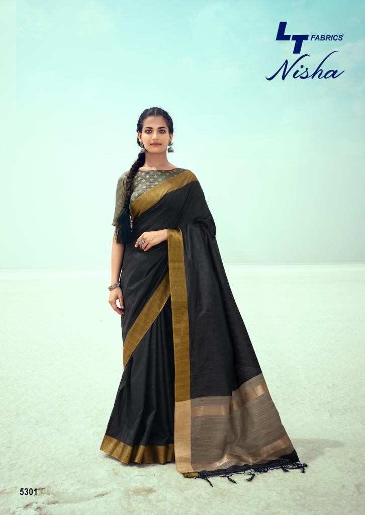 lt kashvi creation nisha silk exclusive look saree catalog