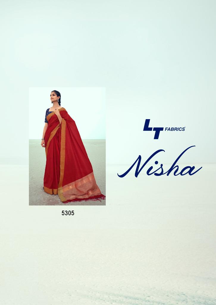 lt kashvi creation nisha silk exclusive look saree catalog