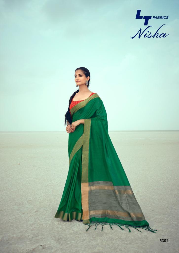 lt kashvi creation nisha silk exclusive look saree catalog