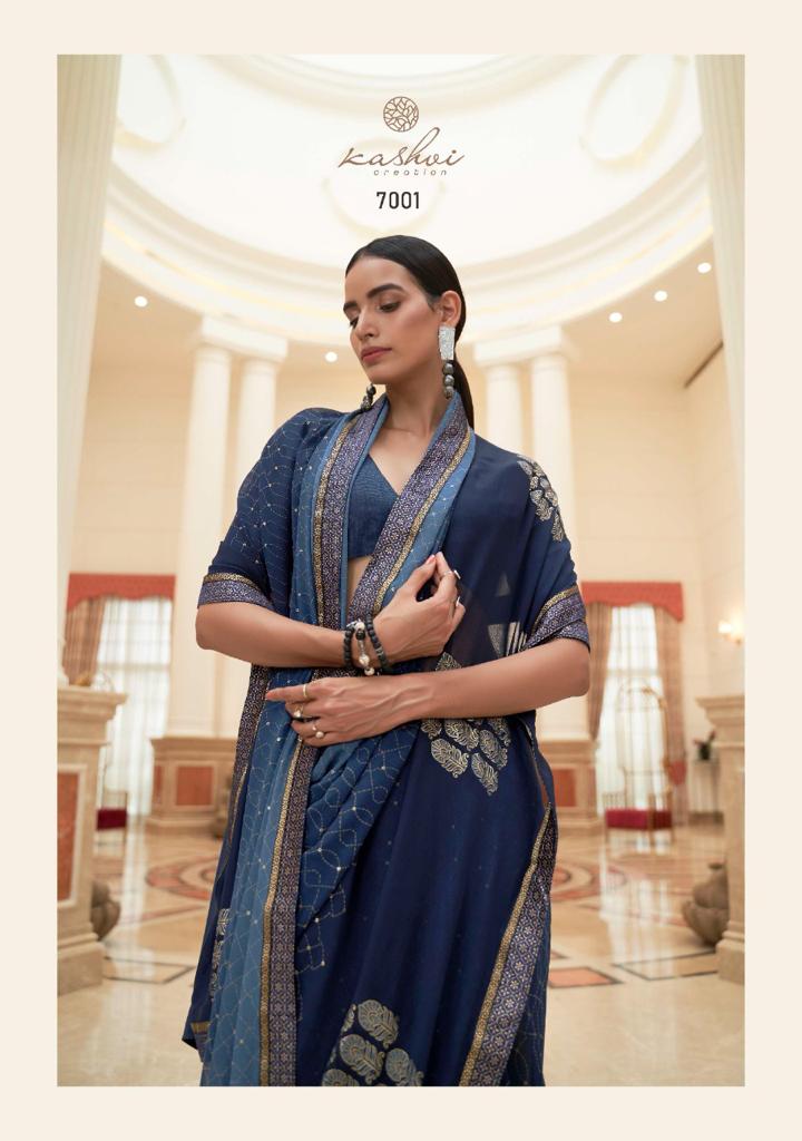 lt kashvi creation revanta georgget  decent look saree catalog