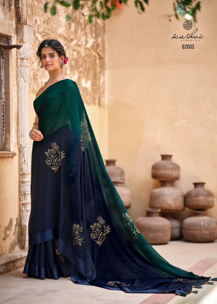 lt kashvi creation sakambari shiffon exclusive look saree catalog