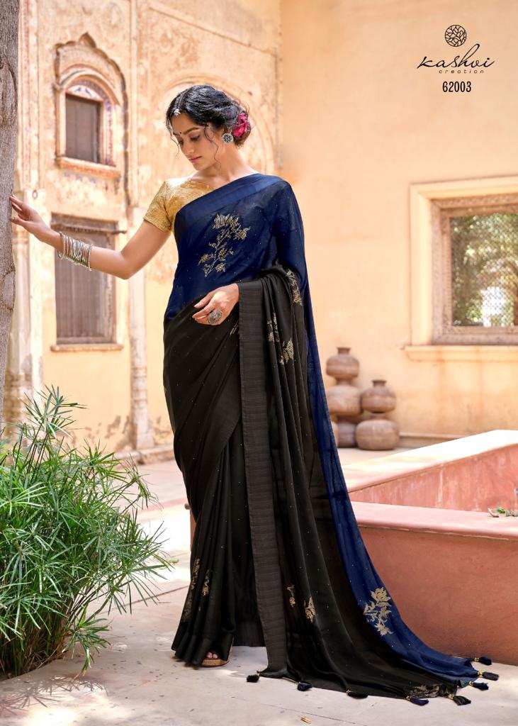 lt kashvi creation sakambari shiffon exclusive look saree catalog