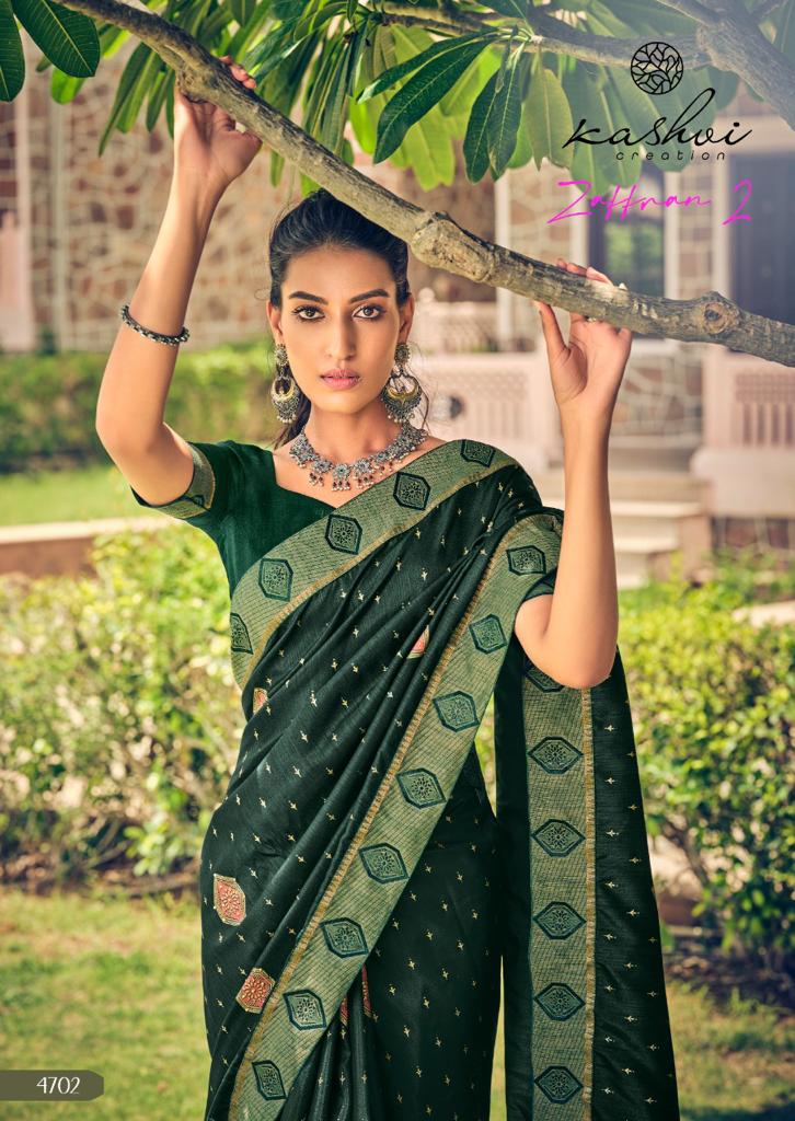 lt kashvi creation zaffran 2 vichitra beautiful print saree catalog