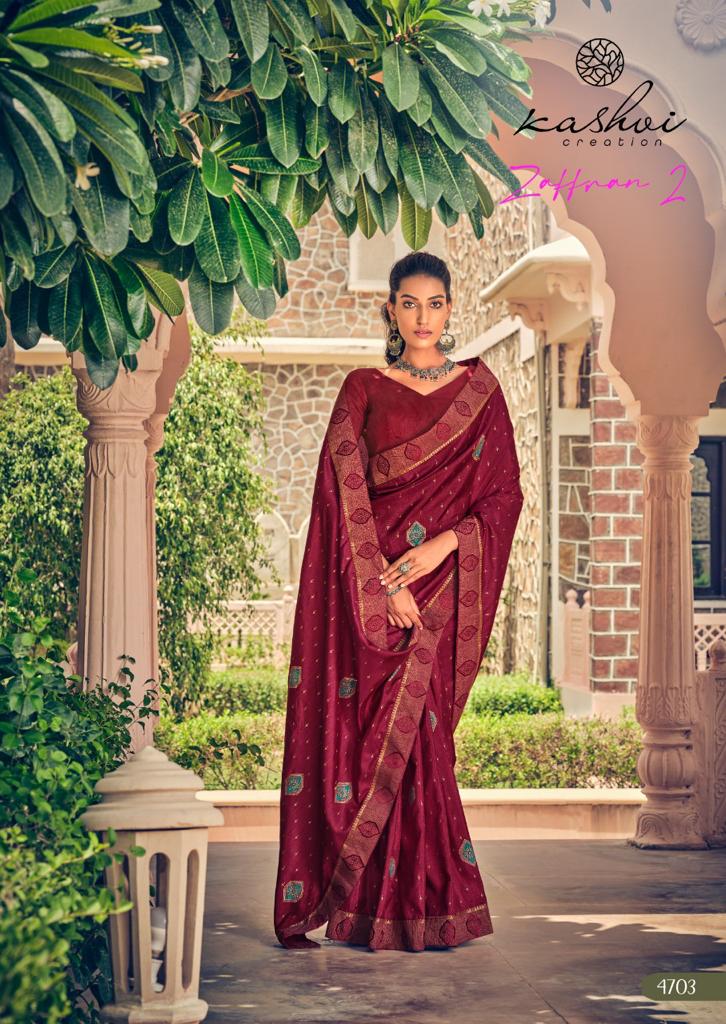 lt kashvi creation zaffran 2 vichitra beautiful print saree catalog