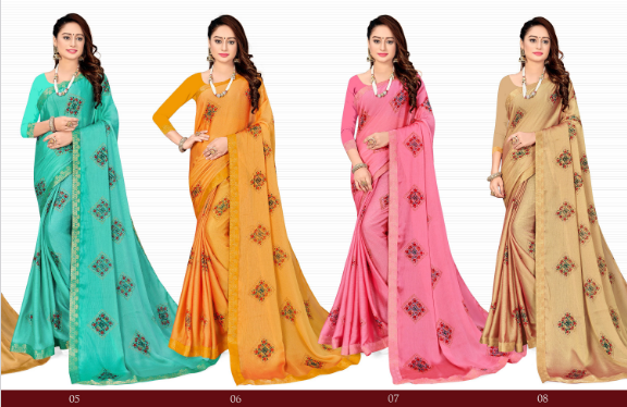 lt kashvi nirma moss elegant saree catalog