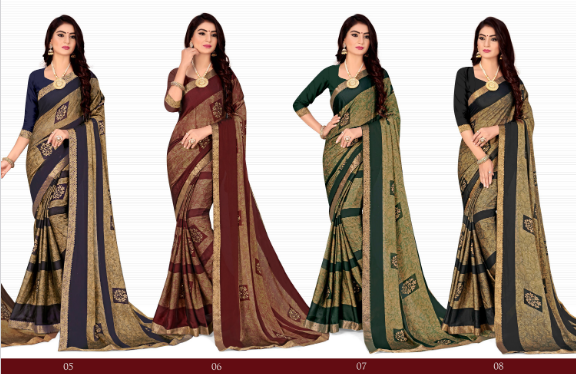 lt kashvi simar black rangoli elegant saree catalog