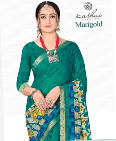 lt keshvi marigold micro gorgeous look saree catalog