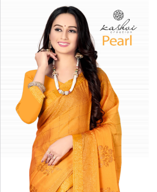 lt keshvi peral pc moss  decent look saree catalog