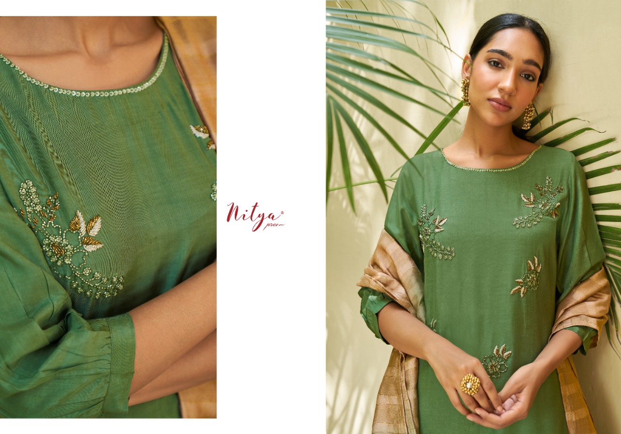 lt nitya gloria viscose regal look salwar suit catalog