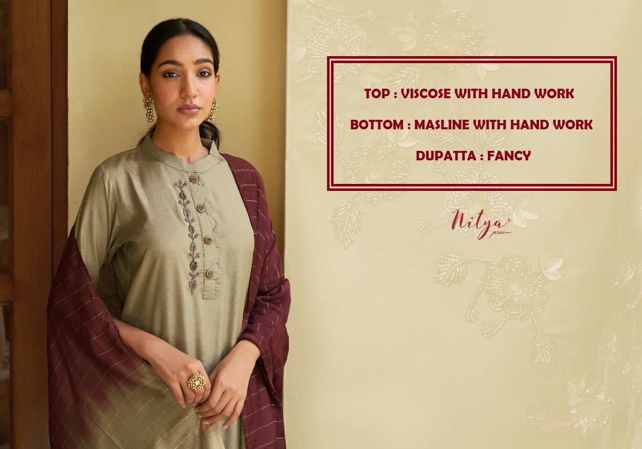 lt nitya gloria viscose regal look salwar suit catalog