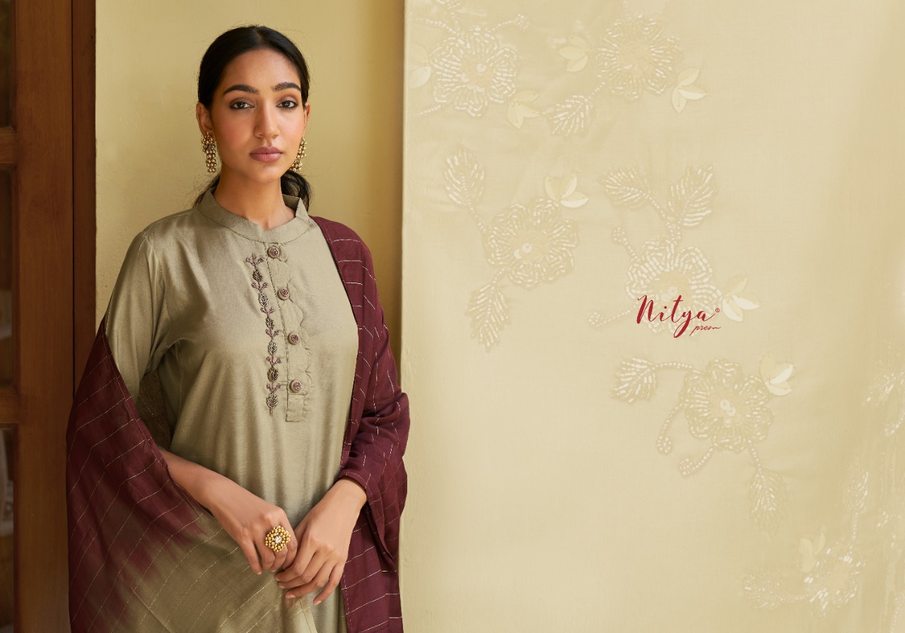 lt nitya gloria viscose regal look salwar suit catalog