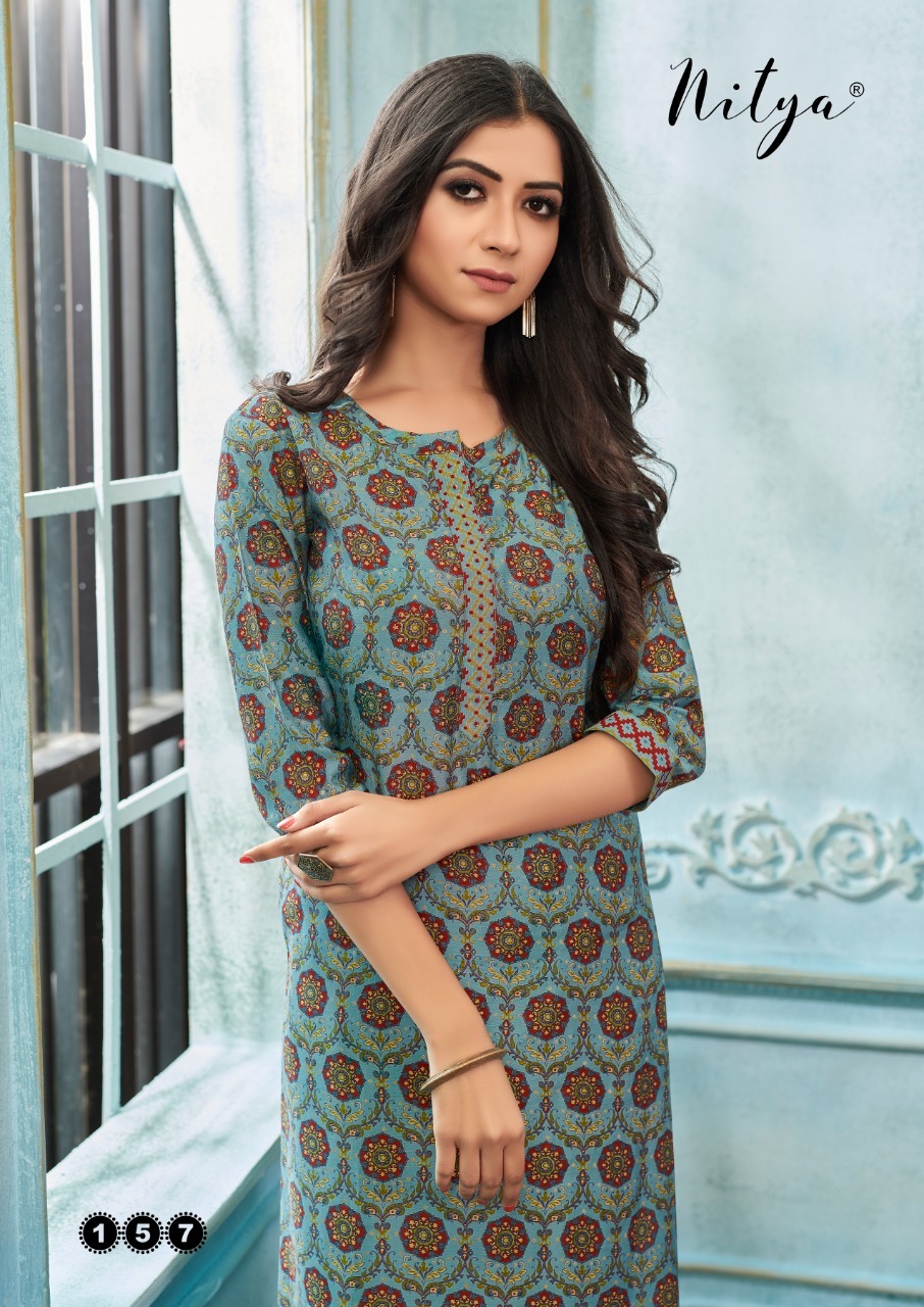 lt nitya Pick and choose silk attrective print kurta with pant size set