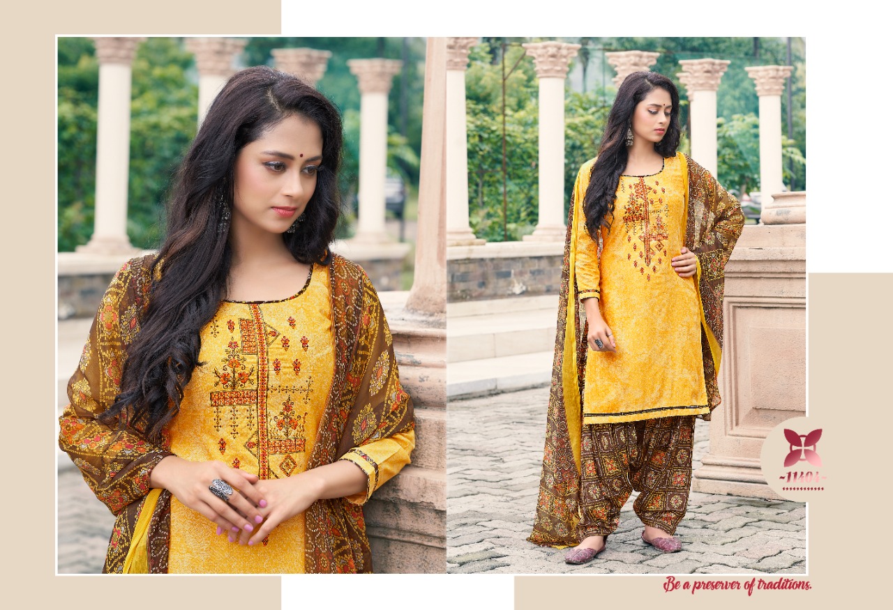 panch ratna tarang patiyala cotton elegant salwar suit catalog