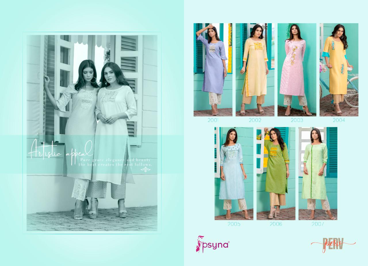 psyna perv 2 viscose new and modern style kurti catalog