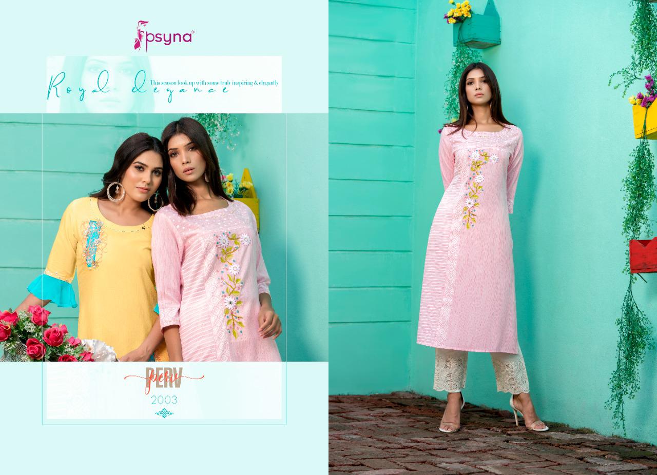 psyna perv 2 viscose new and modern style kurti catalog