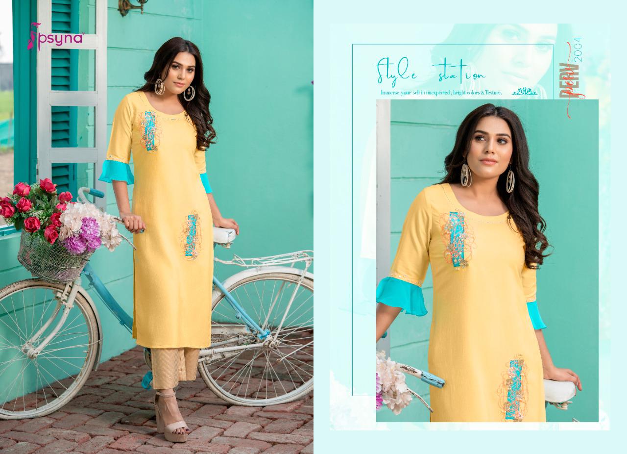 psyna perv 2 viscose new and modern style kurti catalog