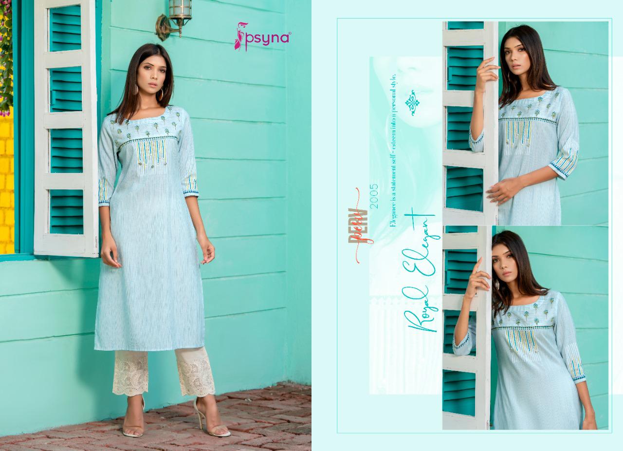 psyna perv 2 viscose new and modern style kurti catalog