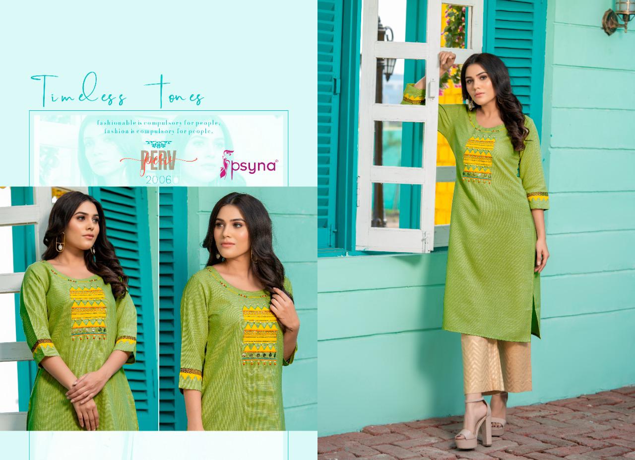 psyna perv 2 viscose new and modern style kurti catalog