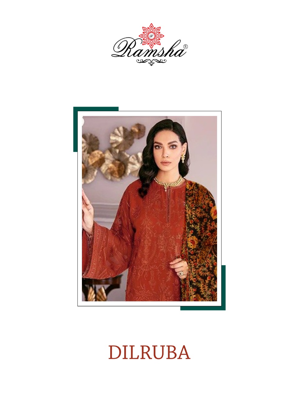 ramsha dilruba georget regal look salwar suit catalog