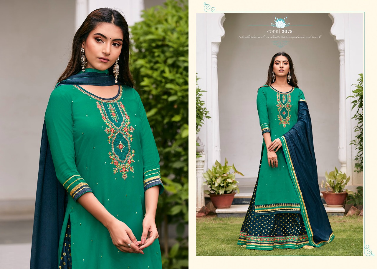 rangoon apsara vol 5 rayon elegant top bottom with dupatta catalog