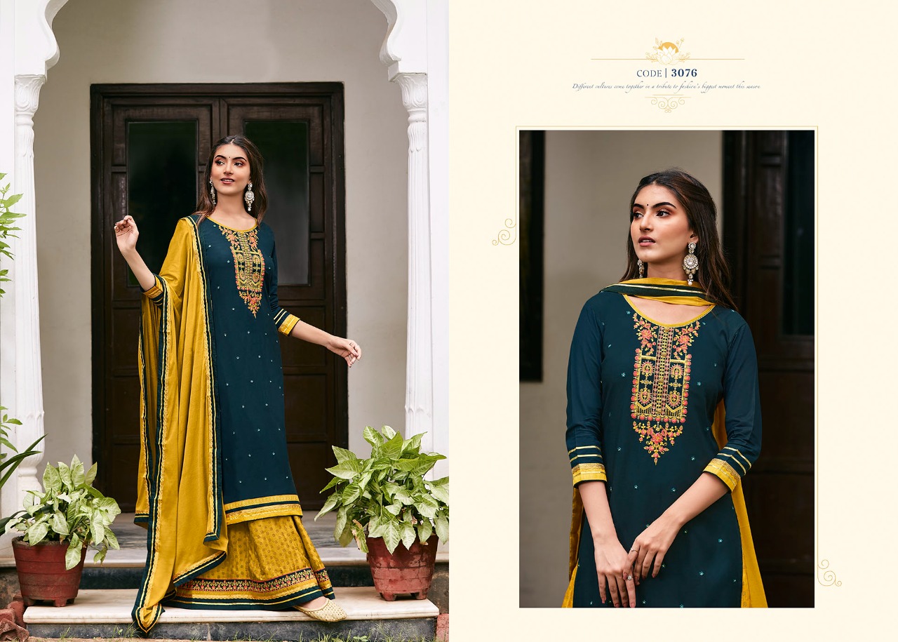 rangoon apsara vol 5 rayon elegant top bottom with dupatta catalog