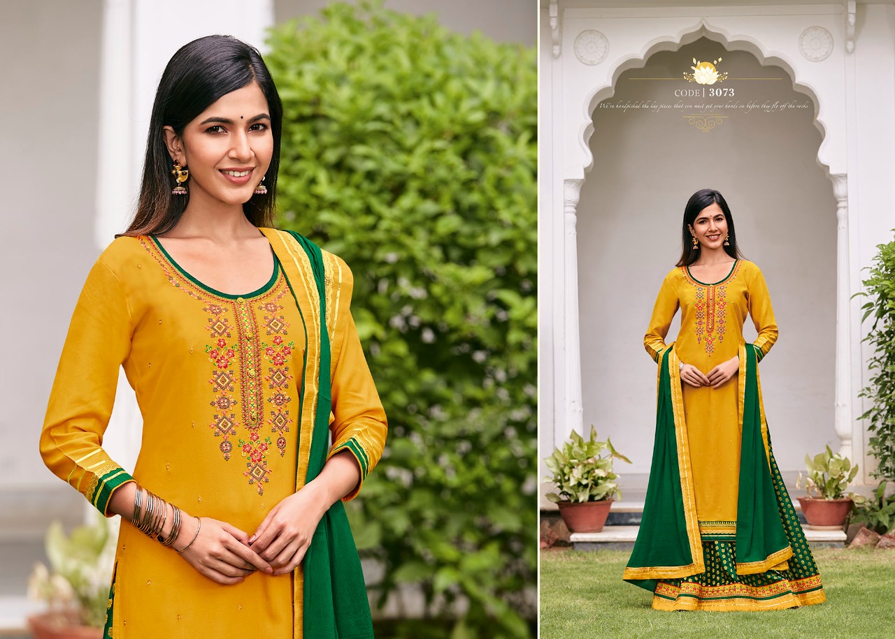 rangoon apsara vol 5 rayon elegant top bottom with dupatta catalog