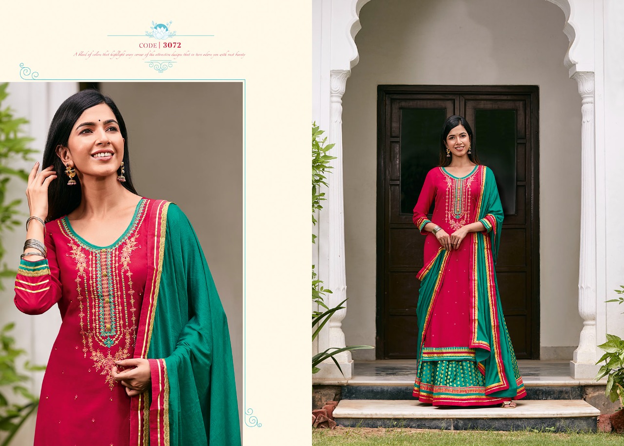 rangoon apsara vol 5 rayon elegant top bottom with dupatta catalog