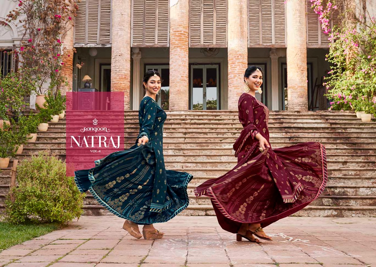 rangoon natraj vol 4 rayon festive look lehnga catalog