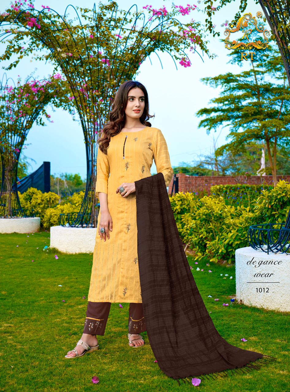 rijiya trends vasant vol 2 viscose catchy look top bottom with dupatta catalog