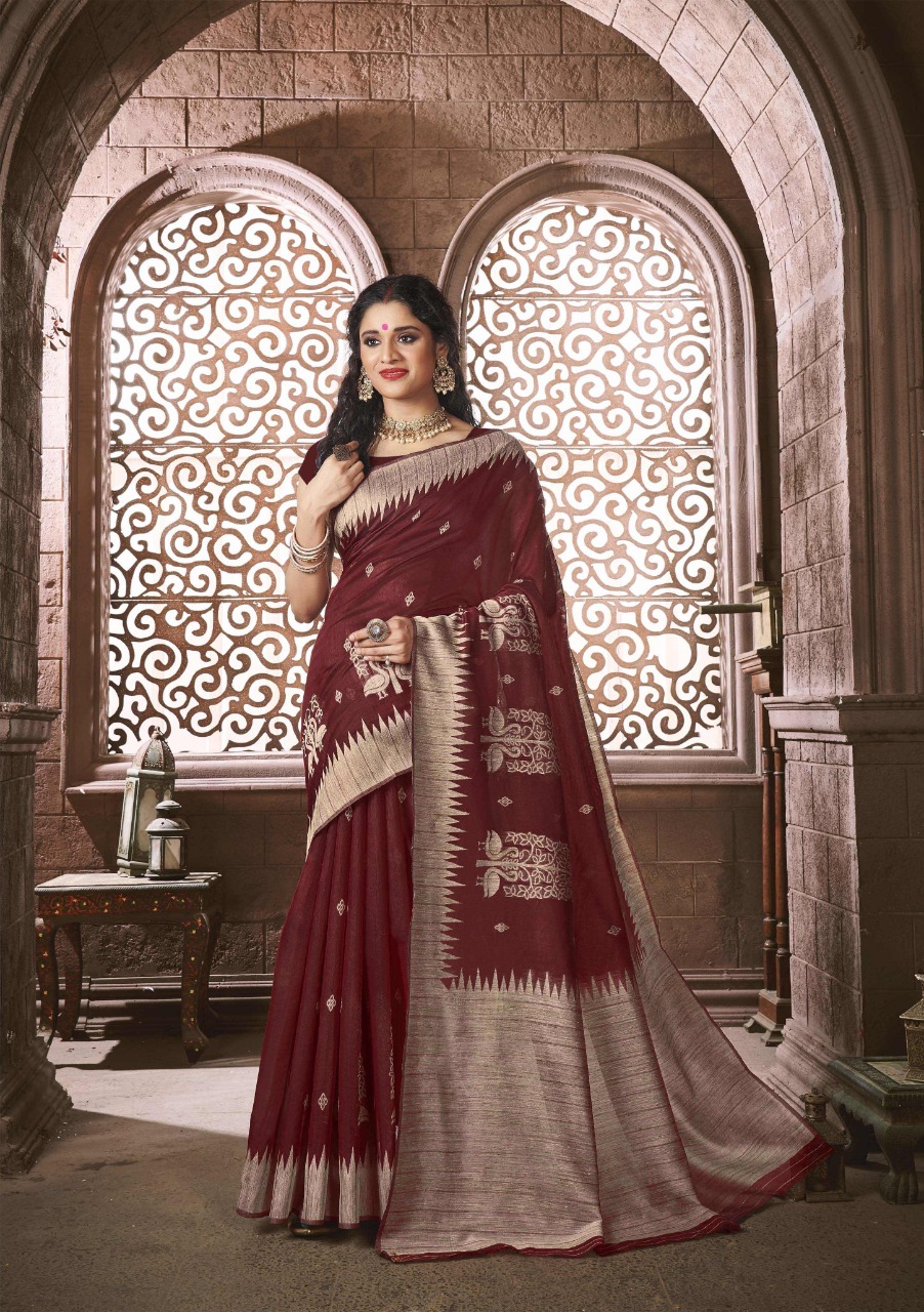 shakunt weaves devras cotton Weaving regal look saree catalog