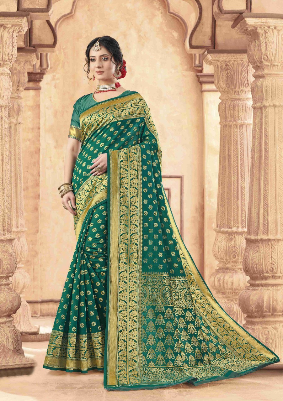 shakunt weaves madhupriya art silk gorgeous look saree catalog