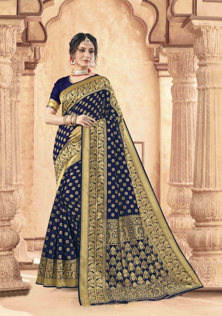 shakunt weaves madhupriya art silk gorgeous look saree catalog