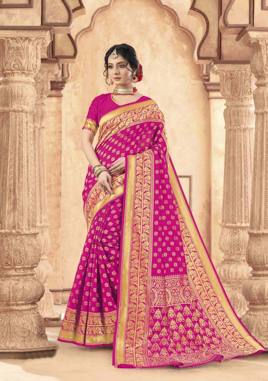 shakunt weaves madhupriya art silk gorgeous look saree catalog